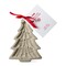 Tree Heirloom Cookie Mold and Cutters Set - Natural Ceramic Kitchen Accessories for Christmas Baking - Dishwasher Safe